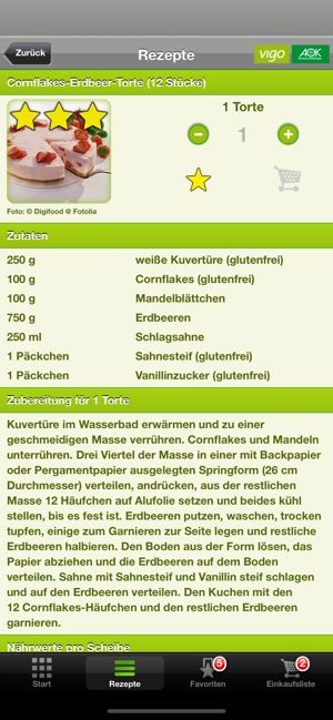 AOK glutenfreie Rezepte(圖4)-速報App