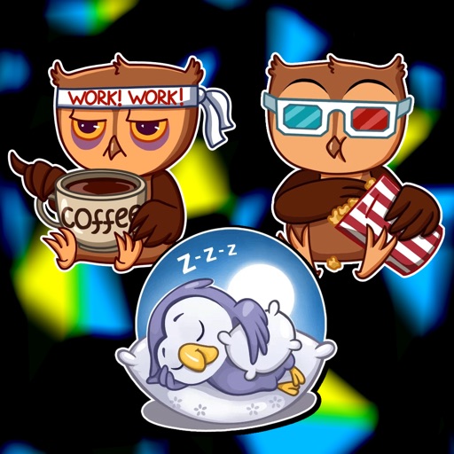 Adorable Owl Stickers