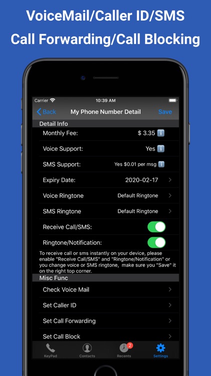 TalkTT-Call/SMS & Phone Number screenshot-3