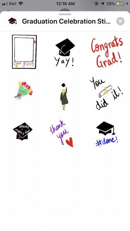 Graduation Stickers