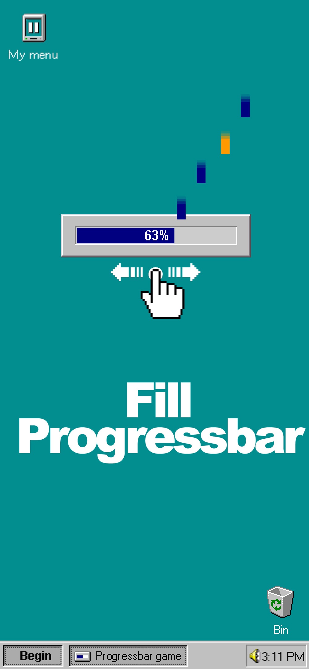 ProgressBar95 - retro arcade hack tool