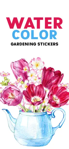 Game screenshot Watercolor Gardening Sticker mod apk