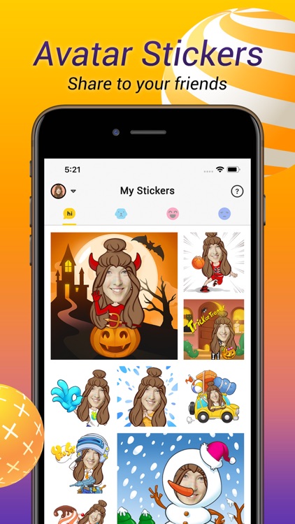 Avatar Keyboard-Themes, Emojis screenshot-5