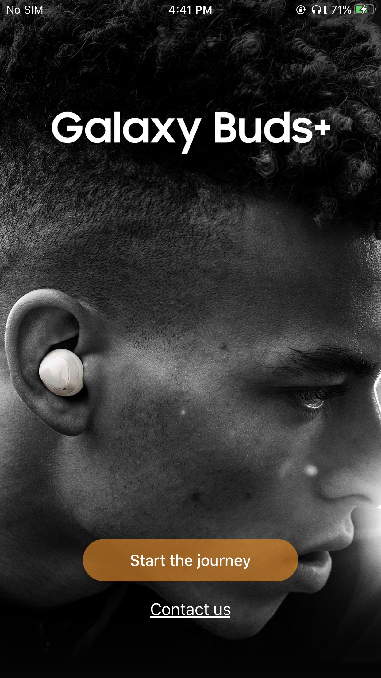 Screenshot do app Samsung Galaxy Buds+