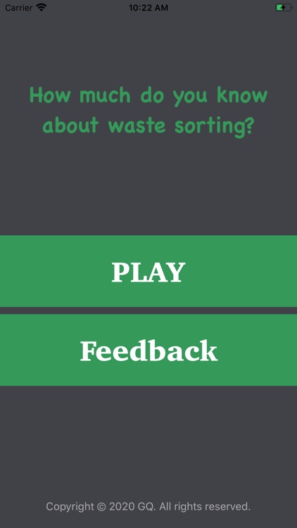 Waste sorting  - Test you