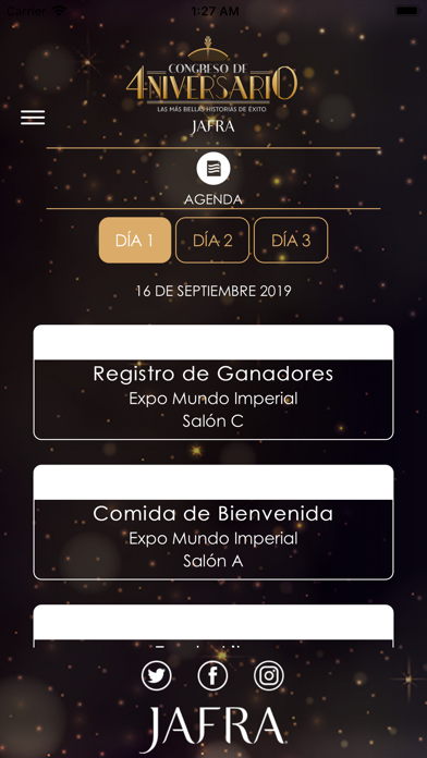 JAFRA Congreso 2019 screenshot 3