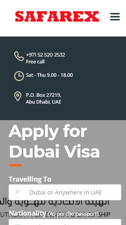 Dubai Visa Online