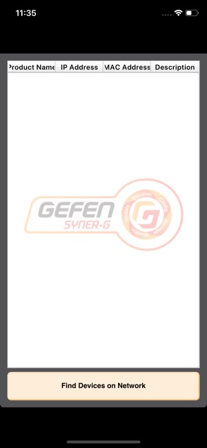 Gefen Discovery Tool