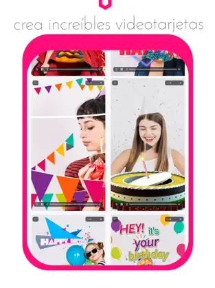 Imatge 2 Crear videos de cumpleaños gif iphone