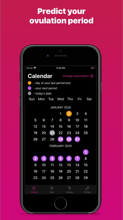Ovulation calculator&cycles by Andriy Bashta