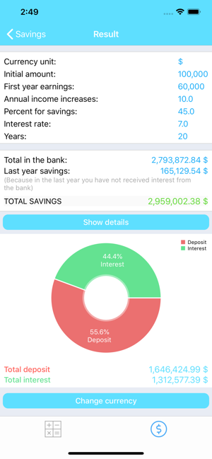 Compound interest, savings(圖3)-速報App