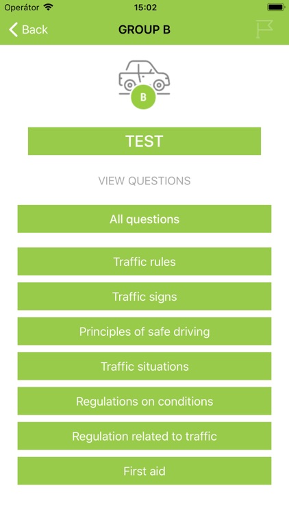 Driving school tests - CZ