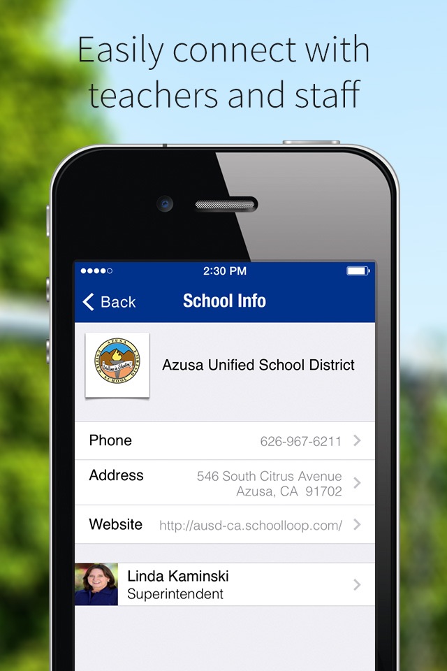 Azusa Unified School District screenshot 2