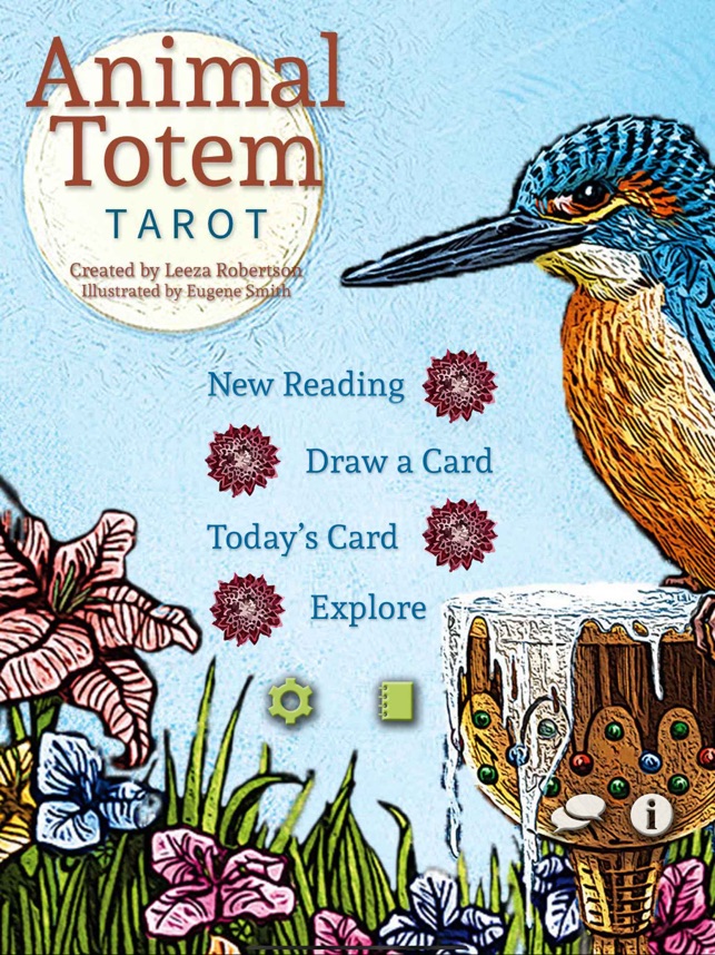 Animal Totem Tarot Card Deck and Book by Leeza Robertson