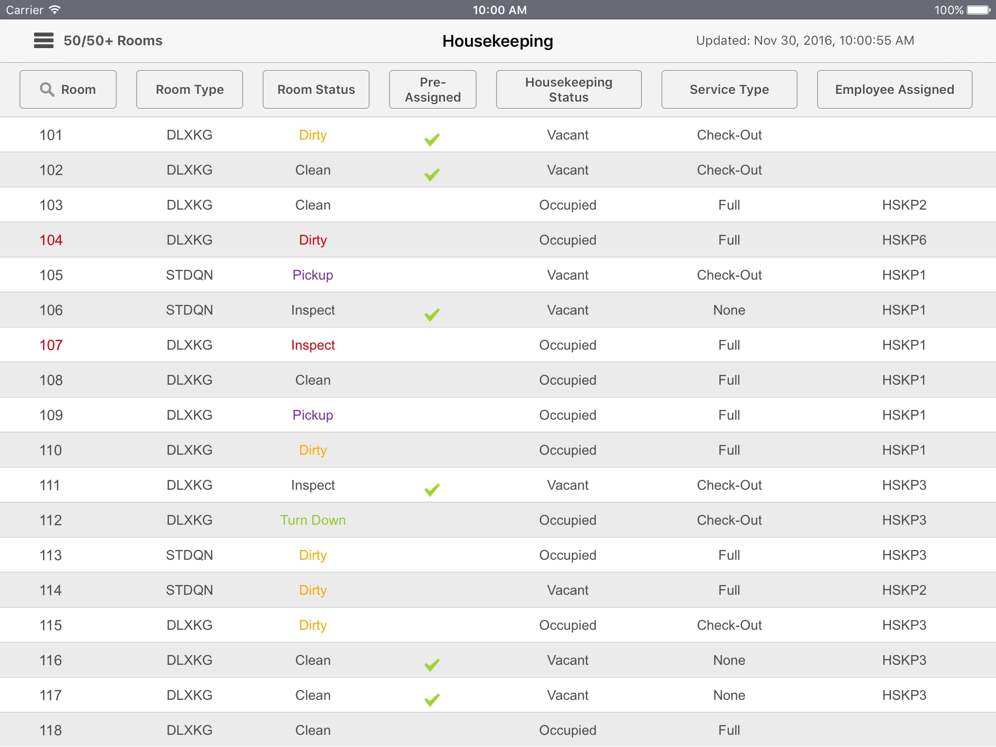 Infor HMS Hotel screenshot 2