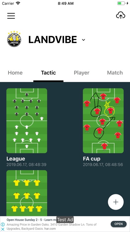 Soccer Board - Manage tactics