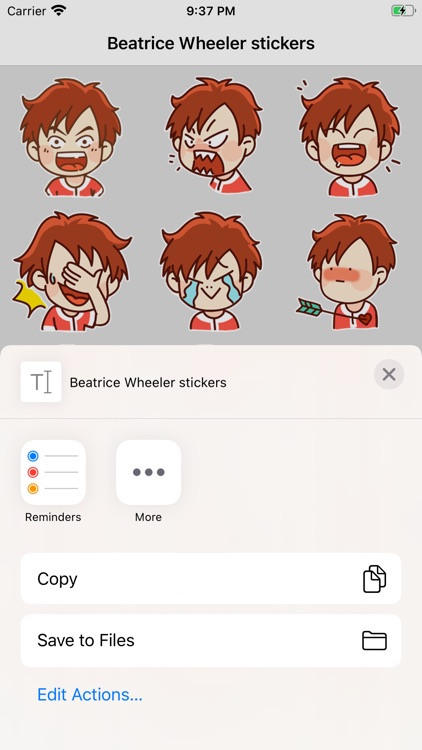 Beatrice Wheeler stickers screenshot-3