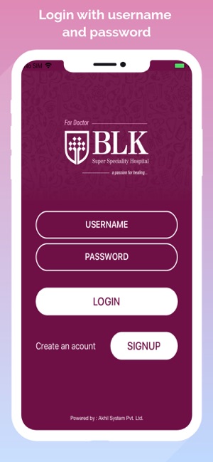 BLK Doctor App