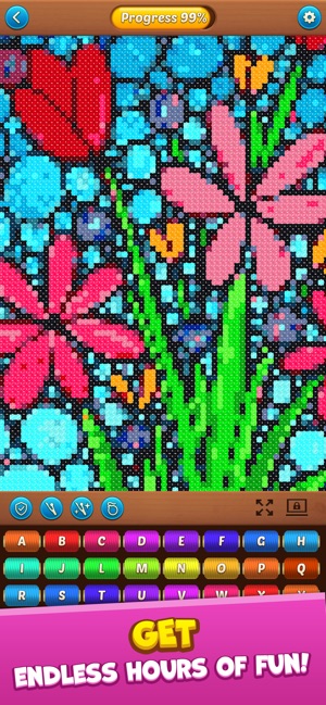 Cross Stitch: Coloring Art