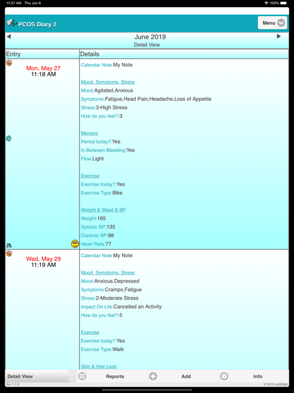 Screenshot #6 pour PCOS Diary 2