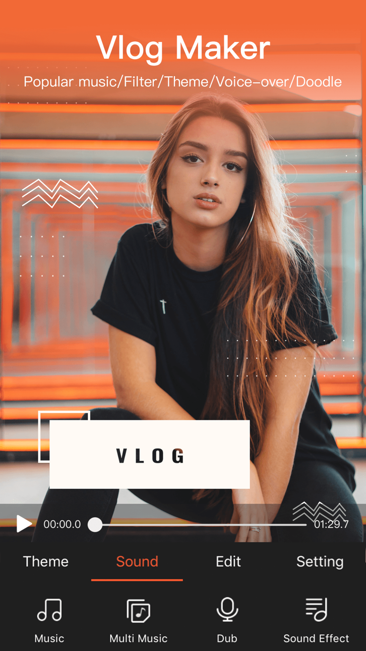 VideoShow Video Editor & Maker Modded screenshot 2 - iOS app interface