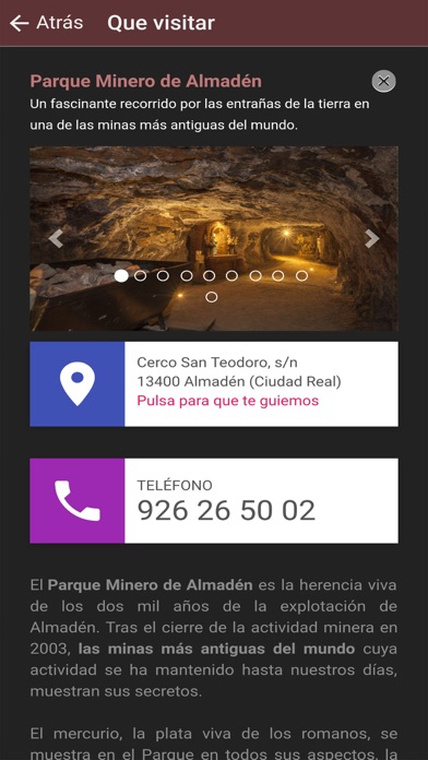 Info Almadén screenshot 4
