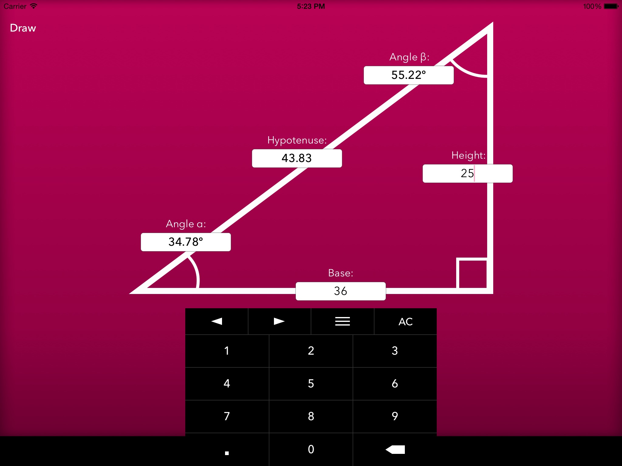 Trigonometry Help Lite screenshot 2