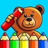 Icon Colouring game kids toddlers