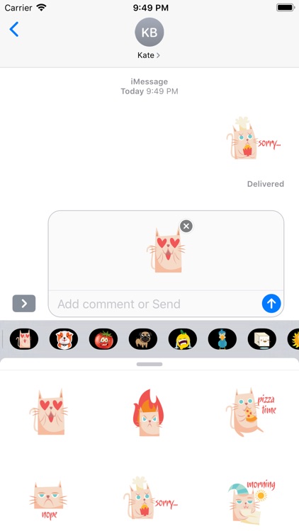Cat Relaxing Sticker