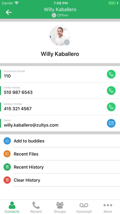 Zultys Mobile Communicator screenshot-2