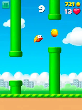 Captura de Pantalla 1 Pájaro Vuela & Saltando juego iphone