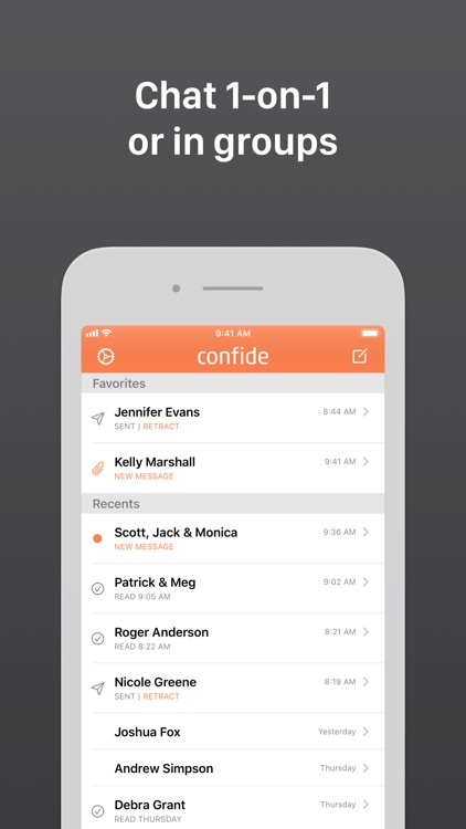 Confide screenshot-5