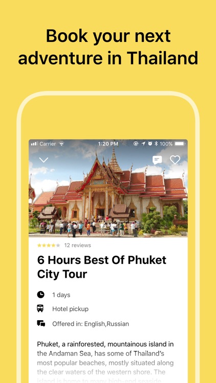 Thai Tours - Excursions, Trips screenshot-3