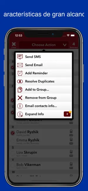 Screenshot 3 Group Contacts! iphone