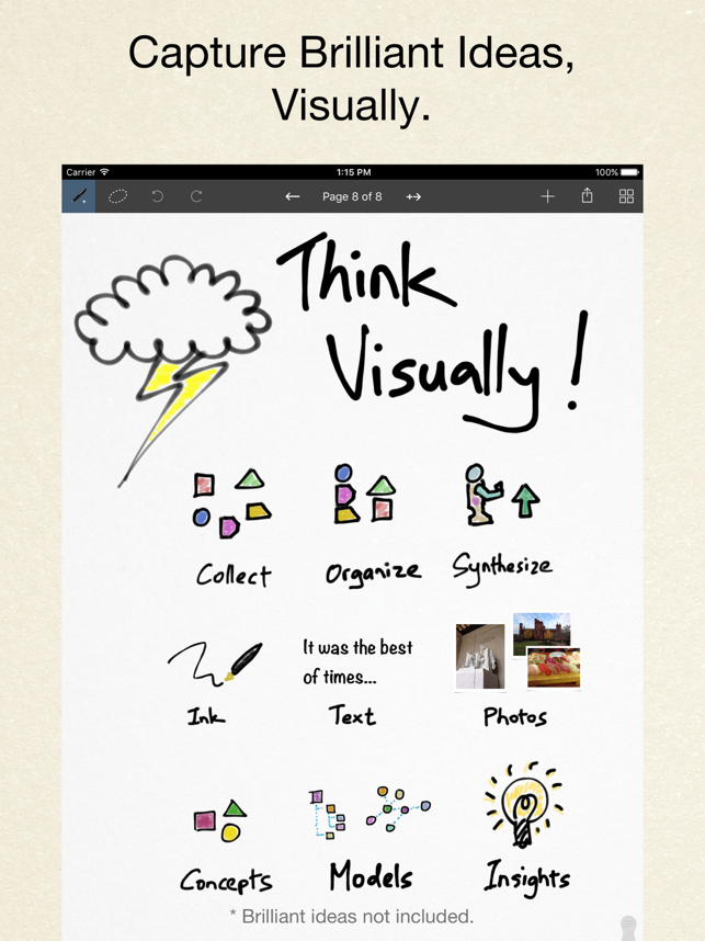 ภาพหน้าจอของ Inkflow Plus Visual Notebook