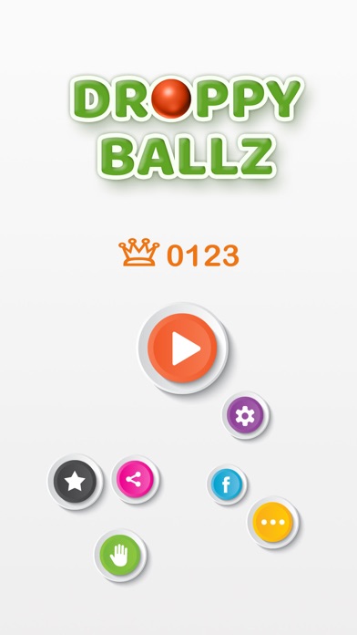 How to cancel & delete Droppy Ballz Falling Down from iphone & ipad 1