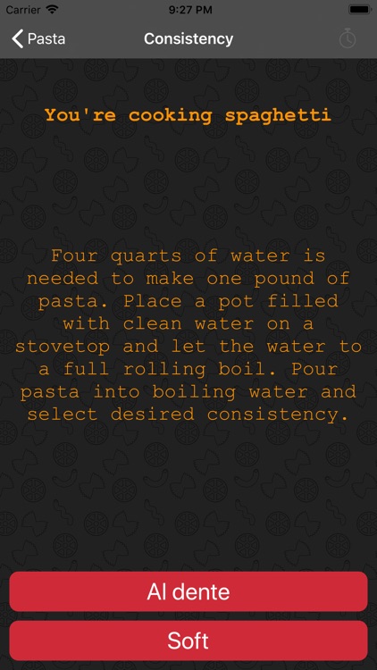 Cooking Pasta