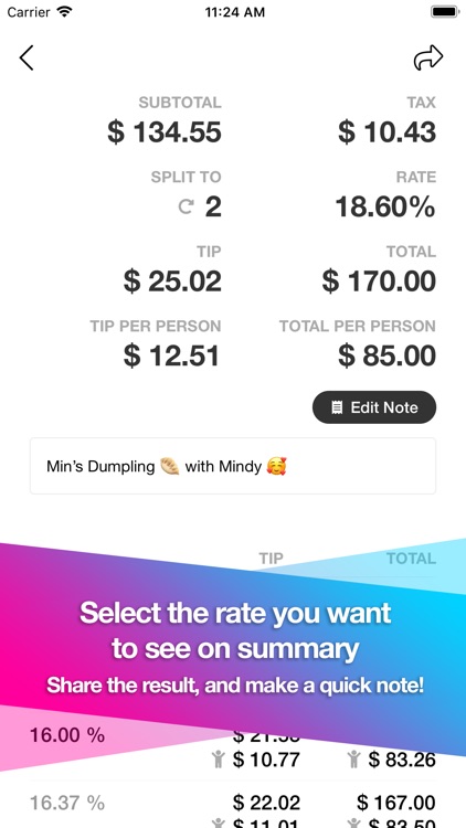 Tip Calculator by Yong