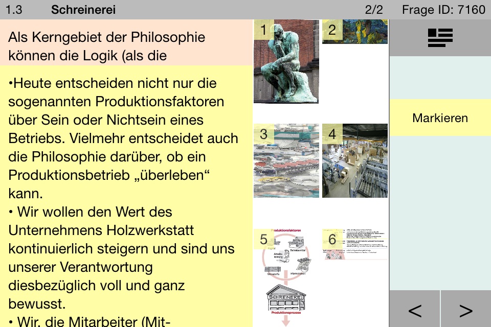 binLernfragen Schreiner screenshot 3