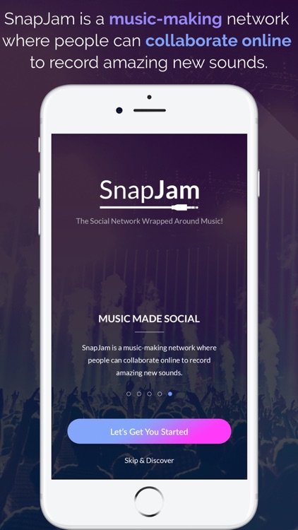 SnapJam Music Social Network!