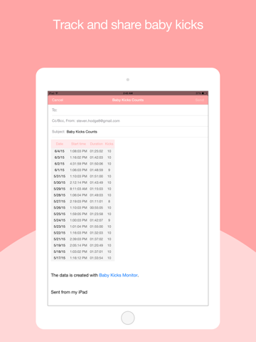 Baby Kicks Monitor Pro screenshot 3
