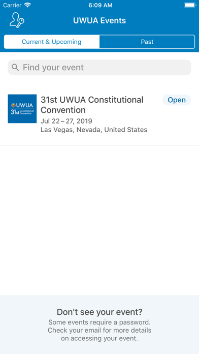 UWUA Events 2023 screenshot 2