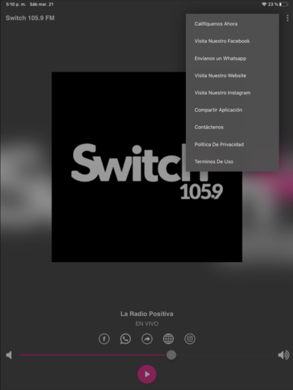 Switch 105.9 FM screenshot 2