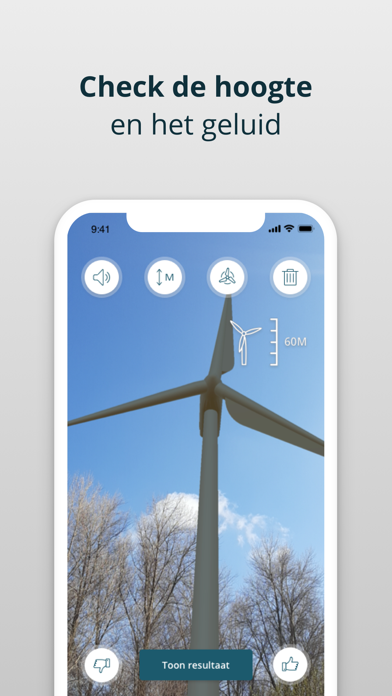 Windmolen AR-experience screenshot 2