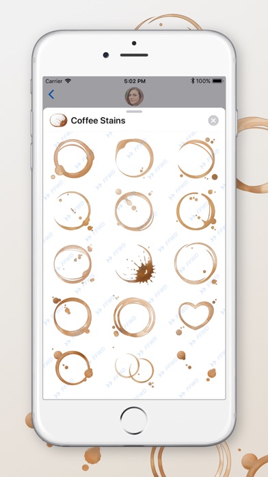 Coffee Stains Stickers screenshot 3