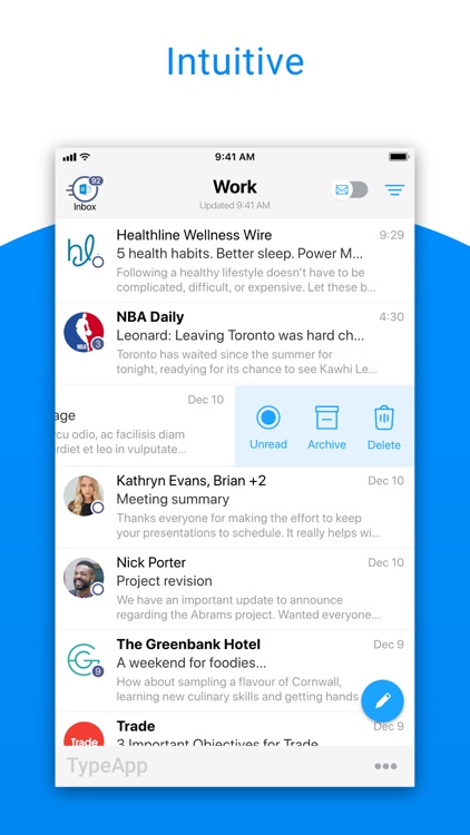 TypeApp Email, Mail & Exchange screenshot-4