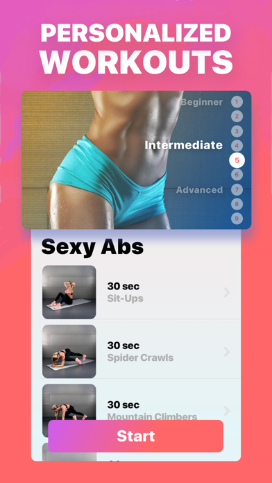 Female Fitness - The Best Exercises for LOWER BODY (Thighs and Butt) Screenshot 4