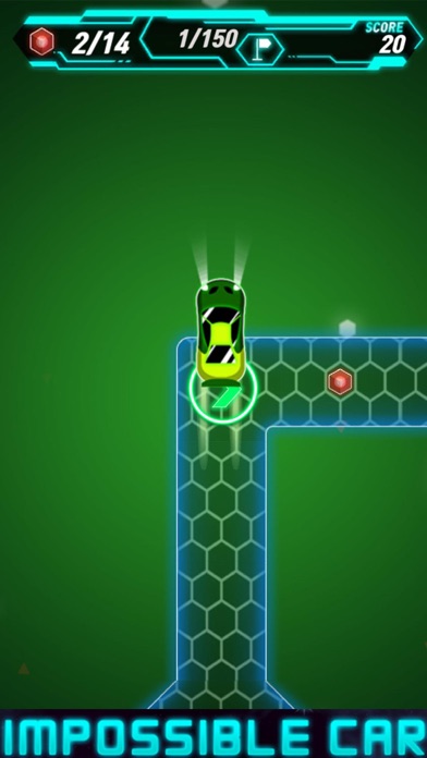 Neon Car Racing Stunts screenshot 2