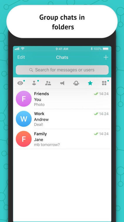 iMe Messenger for Telegram screenshot-3