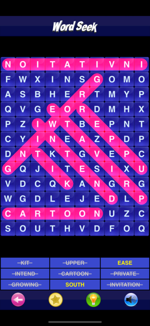 Word Seek English Infinite